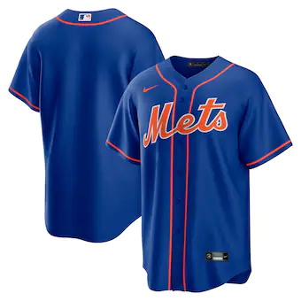 mens nike royal new york mets alternate replica team jersey